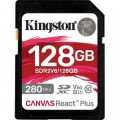 Карта пам'яті Kingston 128GB SDXC class 10 UHS-II U3 Canvas React Plus (SDR2V6/128GB)