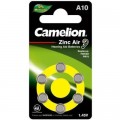 Camelion Батарейка А10 / PR70 Zinc-Air * 6 Camelion (А10-BP6)