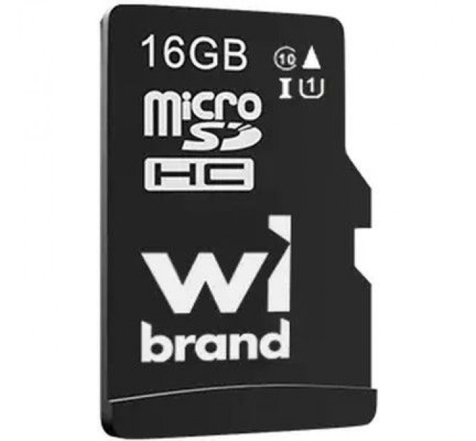 Wibrand Карта пам'яті Wibrand 16GB microSD class 10 UHS-I (WICDHU1/16GB)