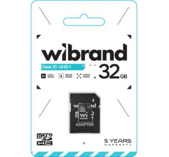 Wibrand Карта пам'яті Wibrand 32GB microSD class 10 UHS-I (WICDHU1/32GB-A)