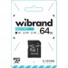 Wibrand Карта пам'яті Wibrand 64GB mictoSD class 10 UHS-I (WICDXU1/64GB-A)