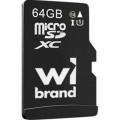 Wibrand Карта пам'яті Wibrand 64GB mictoSD class 10 UHS-I (WICDXU1/64GB)