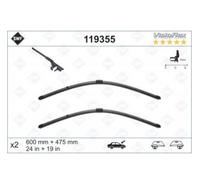 SWF Щітка склоочисника SWF 119355