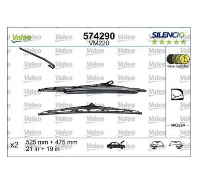 Valeo Щітка склоочисника Valeo 574290