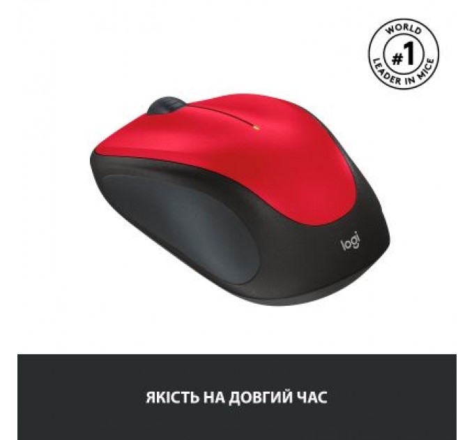 Logitech Мишка Logitech M235 Red (910-002496)