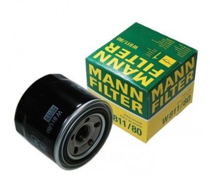 Mann Фільтр масляний Mann W811/80