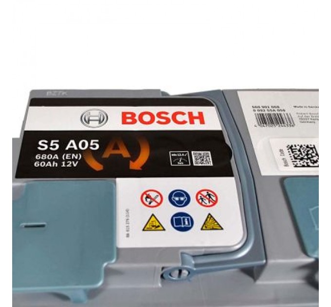 Акумулятор автомобільний Bosch 60А (0 092 S5A 050)