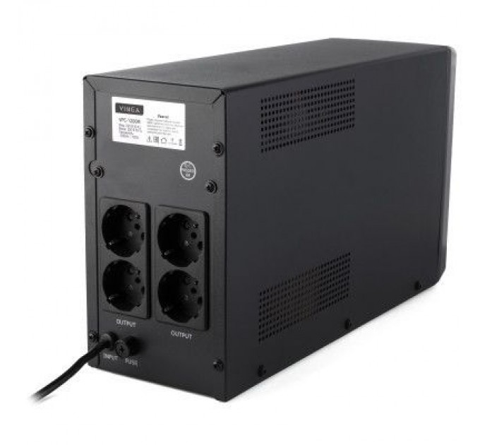 Vinga Пристрій безперебійного живлення Vinga LCD 1200VA metal case (VPC-1200M)