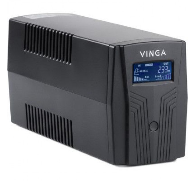 Vinga Пристрій безперебійного живлення Vinga LCD 600VA plastic case with USB (VPC-600PU)