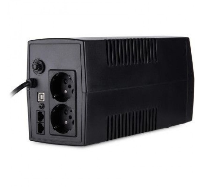 Vinga Пристрій безперебійного живлення Vinga LCD 600VA plastic case with USB (VPC-600PU)