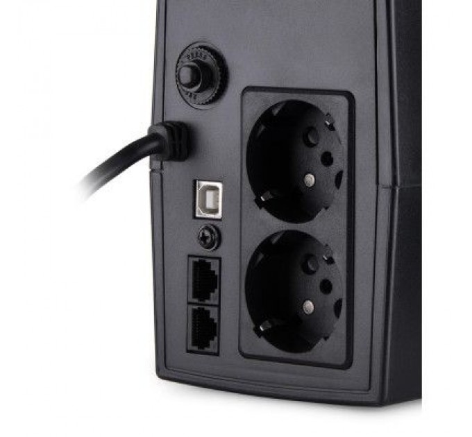 Vinga Пристрій безперебійного живлення Vinga LCD 600VA plastic case with USB (VPC-600PU)