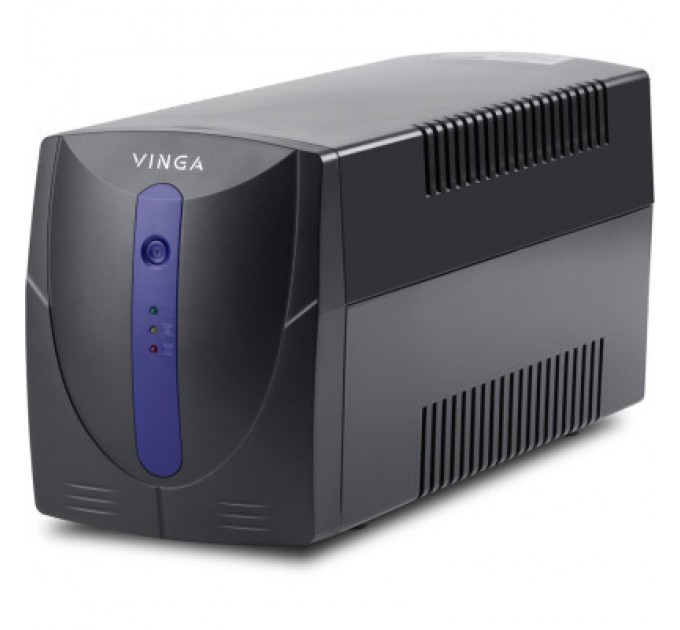 Vinga Пристрій безперебійного живлення Vinga LED 1200VA plastic case with USB (VPE-1200PU)