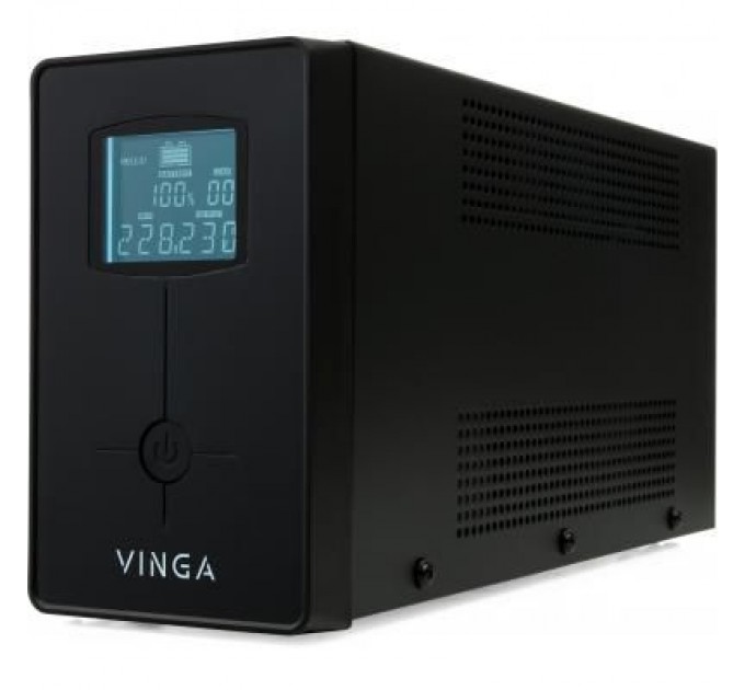 Vinga Пристрій безперебійного живлення Vinga LCD 600VA metal case with USB (VPC-600MU)