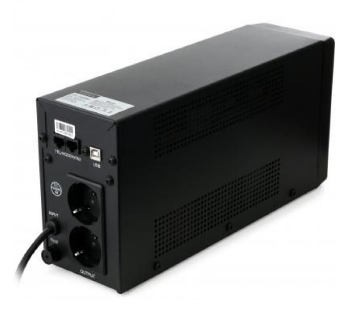 Vinga Пристрій безперебійного живлення Vinga LCD 600VA metal case with USB (VPC-600MU)