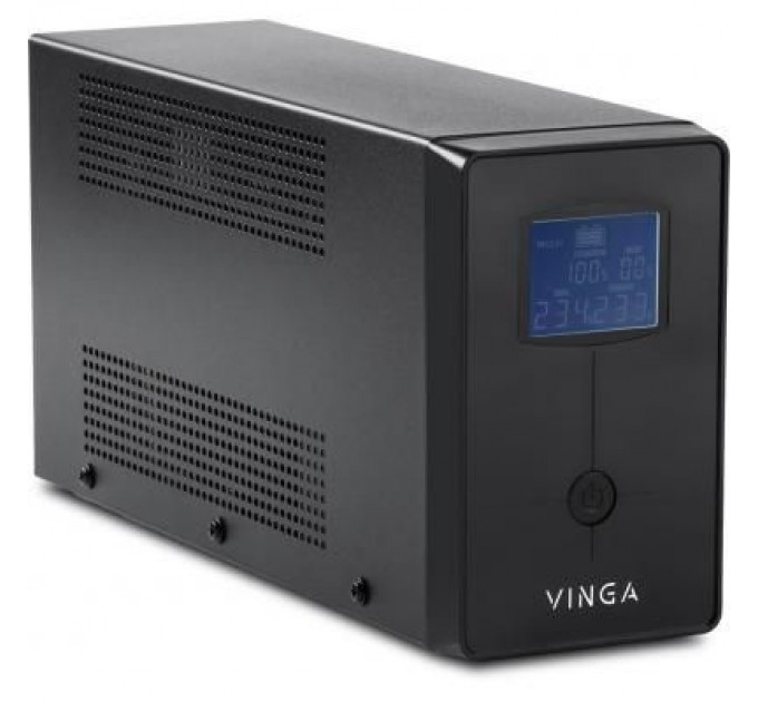 Vinga Пристрій безперебійного живлення Vinga LCD 600VA metal case with USB (VPC-600MU)