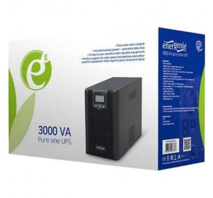 Пристрій безперебійного живлення EnerGenie EG-UPS-PS3000-01, 3000VA (EG-UPS-PS3000-01)
