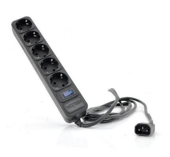 Merlion Мережевий фільтр живлення Merlion 5 розеток, 1,8 м, UPS (UPS B518)