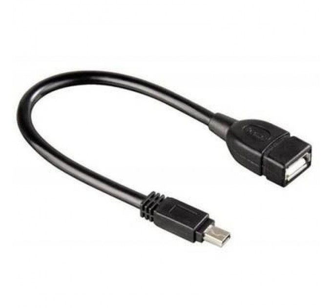 Дата кабель OTG USB 2.0 AF to Mini 5P 0.1m Atcom (12822)