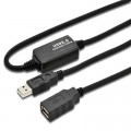 Assmann Дата кабель USB 2.0 AM/AF 10.0m active Digitus (DA-73100-1)
