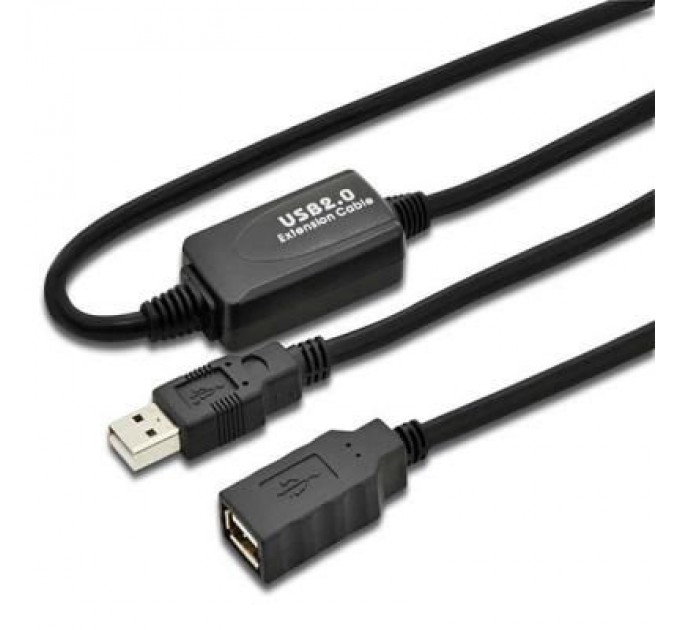 Assmann Дата кабель USB 2.0 AM/AF 10.0m active Digitus (DA-73100-1)