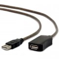 Cablexpert Дата кабель USB 2.0 AM/AF 10.0m активный Cablexpert (UAE-01-10M)