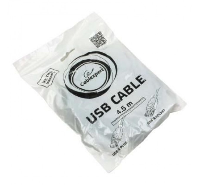 Cablexpert Дата кабель USB 2.0 AM/AF 4.5m Cablexpert (CCP-USB2-AMAF-15C)