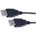 Дата кабель USB 2.0 AM/AM 1.0m Digitus (AK-300100-010-S)