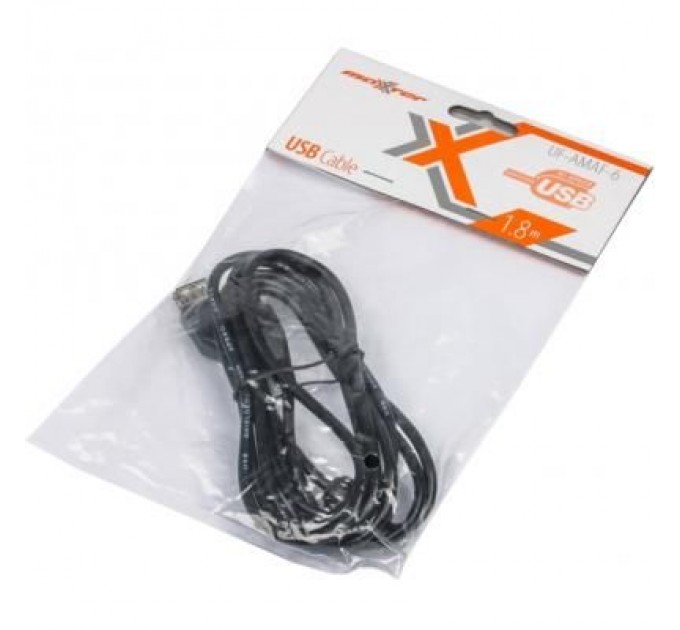Maxxter Дата кабель USB 2.0 AM/AF 1.8m Maxxter (U-AMAF-6)