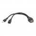 Cablexpert Дата кабель OTG USB 2.0 AF to Micro 5P M+F 0.15m Cablexpert (A-OTG-AFBM-04)