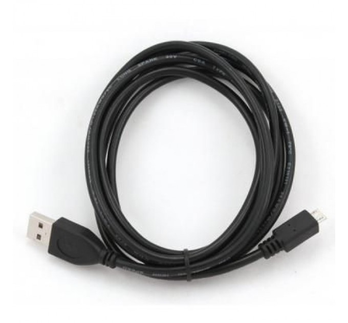 Cablexpert Дата кабель USB 2.0 AM to Micro 5P 3.0m Cablexpert (CCP-mUSB2-AMBM-10)