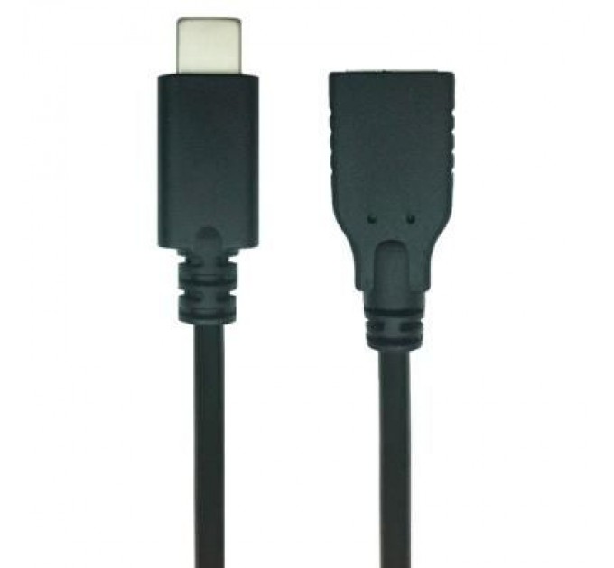 REAL-EL Дата кабель USB 2.0 Type C to AF 0.1m REAL-EL (EL123500017)