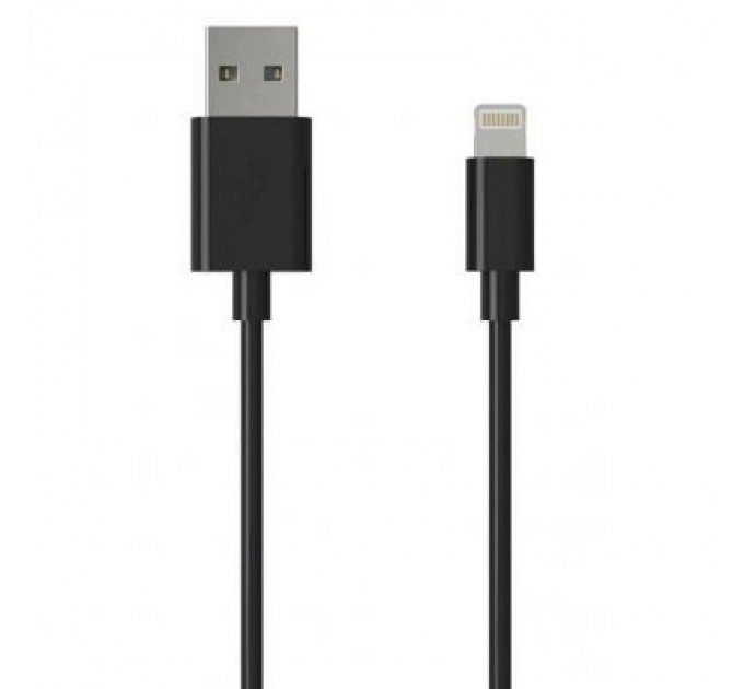 Grand-X Дата кабель USB 2.0 AM to Lightning 1.0m Cu, 2.1А, Black Grand-X (PL01B)