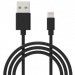 Grand-X Дата кабель USB 2.0 AM to Lightning 1.0m Cu, 2.1А, Black Grand-X (PL01B)