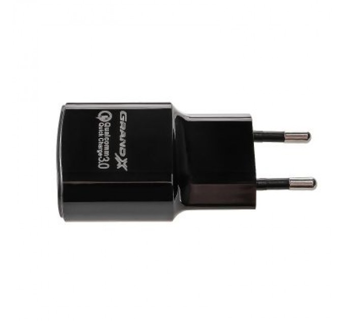 Grand-X Зарядний пристрій Grand-X Quick Charge QС3.0, + cable USB -> Type C 1m (CH-550TC)