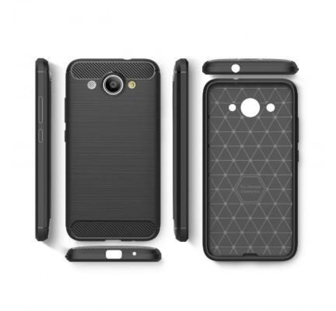 Laudtec Чохол до мобільного телефона для Huawei Y3 2017 Carbon Fiber (Black) Laudtec (LT-HY32017B)