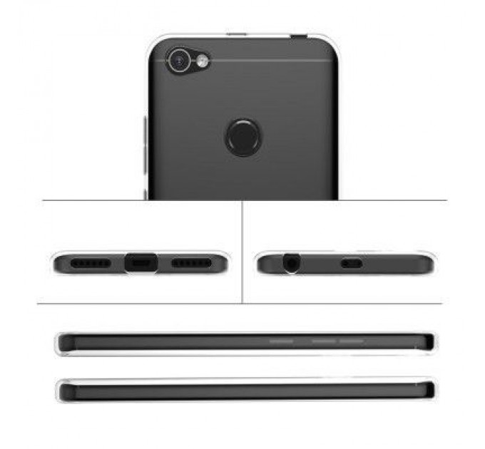 Laudtec Чохол до мобільного телефона для Xiaomi Redmi Note 5A Clear tpu (Transperent) Laudtec (LC-XRN5A)