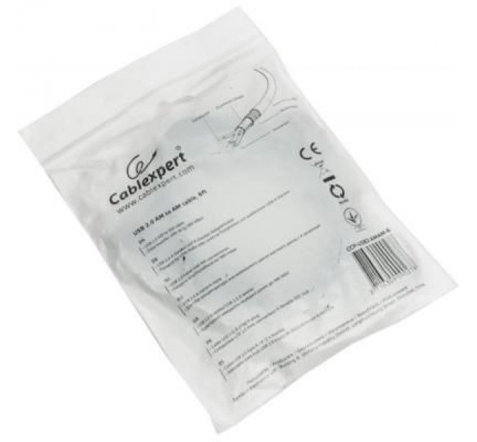 Cablexpert Дата кабель USB 2.0 AM to AM 1.8m Cablexpert (CCP-USB2-AMAM-6)