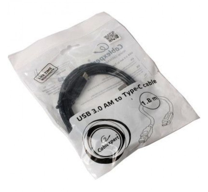 Cablexpert Дата кабель USB 3.0 AM to Type-C 1.8m Cablexpert (CCP-USB3-AMCM-6)