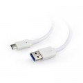Cablexpert Дата кабель USB 3.0 AM to Type-C 1.8m Cablexpert (CCP-USB3-AMCM-6-W)