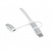 Дата кабель USB 2.0 AM to Lightning + Micro 5P + Type-C 1.0m Cablexpert (CC-USB2-AMLM32-1M-W)