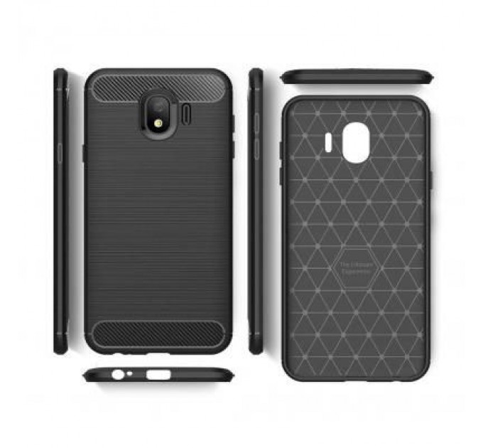 Laudtec Чохол до мобільного телефона Laudtec для Samsung J4/J400 Carbon Fiber (Black) (LT-J400F)