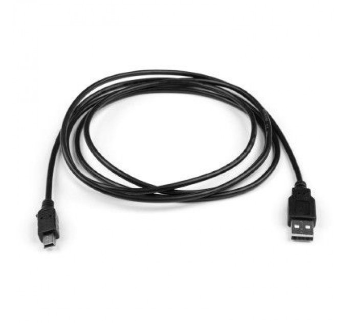 Дата кабель USB 2.0 AM to Mini 5P 1.8 m Vinga (VCPDCAMMIM1.8BK)