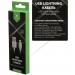 Vinga Дата кабель USB 2.0 AM to Lightning 1m nylon silver Vinga (VCPDCLNB1S)