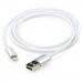 Vinga Дата кабель USB 2.0 AM to Lightning 1m nylon silver Vinga (VCPDCLNB1S)