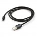 Vinga Дата кабель USB 2.0 AM to Micro 5P 1m nylon black Vinga (VCPDCMNB1BK)