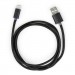 Vinga Дата кабель USB 2.0 AM to Lightning 1m LED black Vinga (VCPDCLLED1BK)