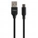 Vinga Дата кабель USB 2.0 AM to Micro 5P nylon 1m black Vinga (VCPDCMBN21BK)