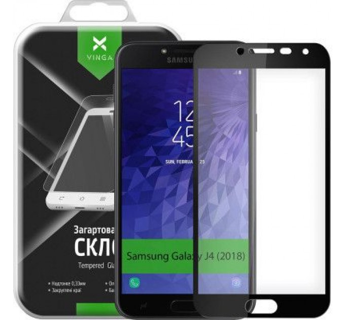 Vinga Скло захисне Vinga для Samsung Galaxy J4 (2018) J400 (VTPGS-J400)