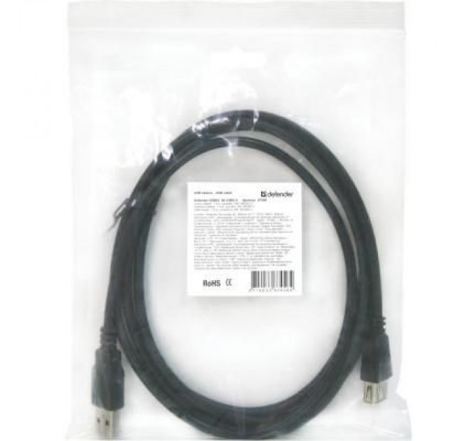 Defender Дата кабель USB 2.0 AM/AF 3m Defender (87453)