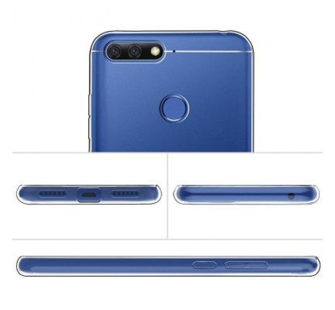 Laudtec Чохол до мобільного телефона Laudtec для Huawei Y6 2018 Clear tpu (Transperent) (LC-HY62018T)